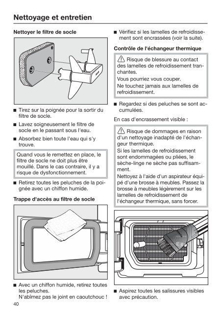 Miele TCJ680 WP Eco&amp;Steam WiFi&amp;XL - Mode d'emploi