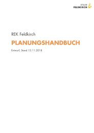 REK Feldkirch Planungshandbuch