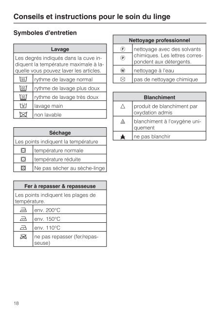 Miele PW 5065 [EL AV] - Mode d'emploi