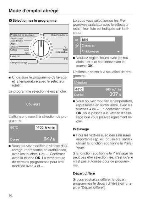 Miele PW 5065 [EL AV] - Mode d'emploi