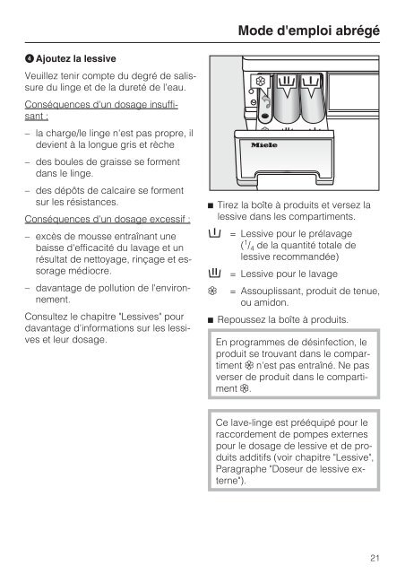 Miele PW 5065 [EL AV] - Mode d'emploi