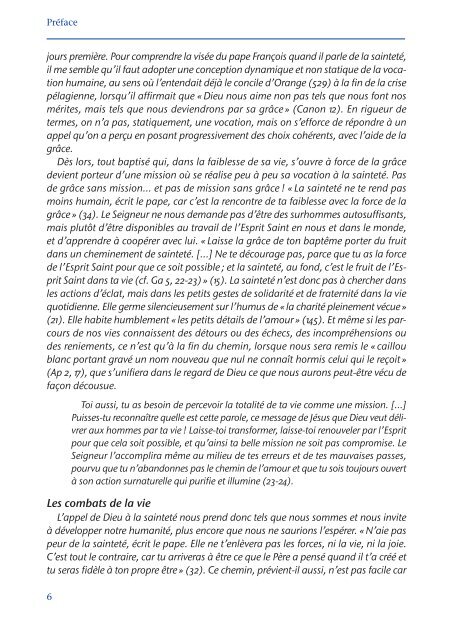 Soyez dans la joie et l’allégresse (Gaudete et exsultate) sur l’appel à la sainteté dans le monde actuel. Édition présentée et annotée sous la direction des équipes de Christus et de Lessius