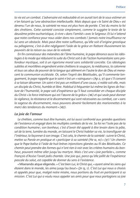 Soyez dans la joie et l’allégresse (Gaudete et exsultate) sur l’appel à la sainteté dans le monde actuel. Édition présentée et annotée sous la direction des équipes de Christus et de Lessius