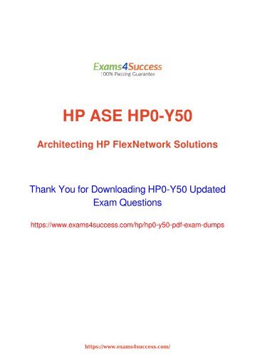 HP HP0-Y50 Exam Dumps [2018 NOV] - 100% Valid Questions