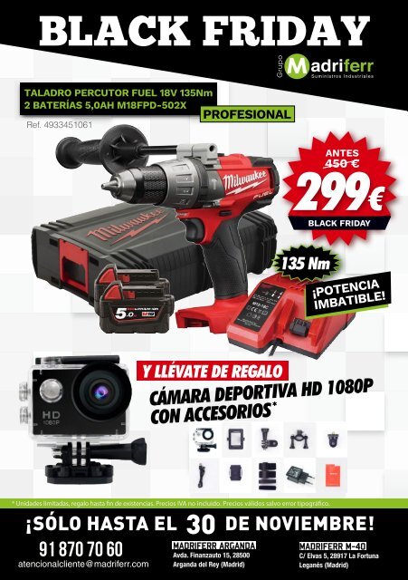 Black Friday 2018 Madriferr Suministros Industriales