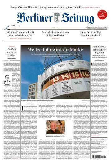 Berliner Zeitung 12.11.2018