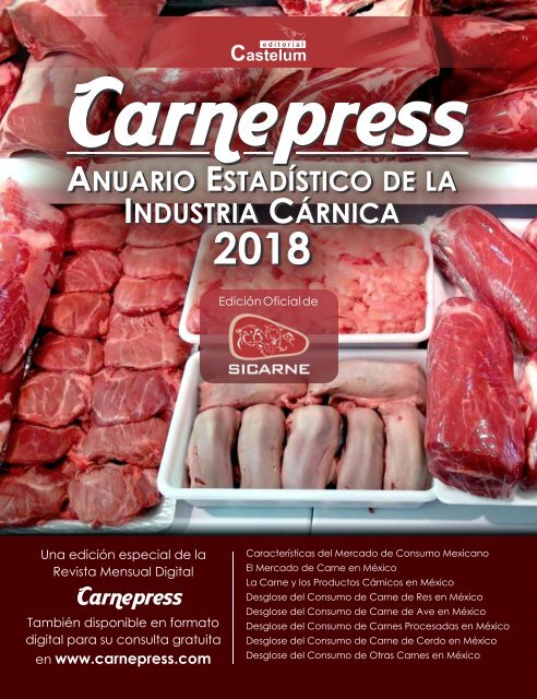 Anuario Estadístico de la Industria Cárnica 2018  - Carnepress