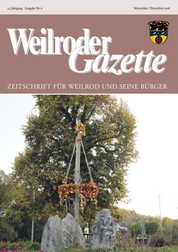 Weilroder Gazette November/Dezember 2018