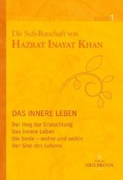 Das innere Leben - Band 1 der Gesamtausgabe von Hazrat Inayat Khan