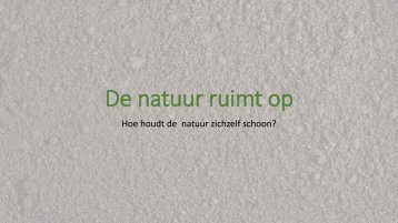 PP opruimers van de natuur