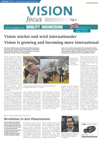 Messe Vision 2018 - Stuttgart Tag 2