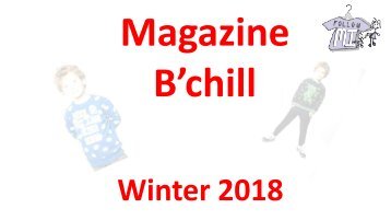 B'Chill wintermagazine 2018