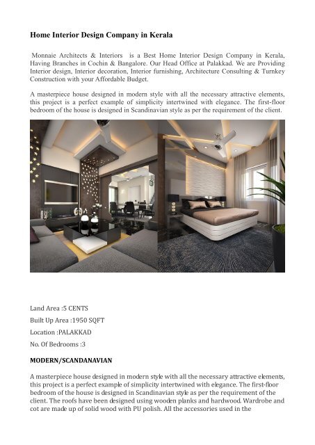 home interior design company in kerala-converted