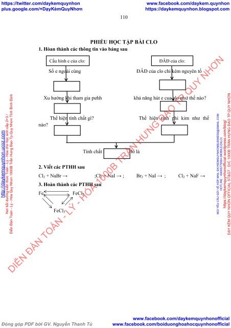 Nâng cao hiệu quả dạy học phần hóa phi kim lớp 10 THPT bằng hệ thống tình huống có vấn đề và các phương pháp dạy học tích cực