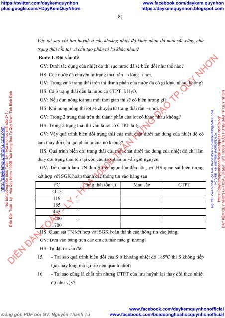 Nâng cao hiệu quả dạy học phần hóa phi kim lớp 10 THPT bằng hệ thống tình huống có vấn đề và các phương pháp dạy học tích cực