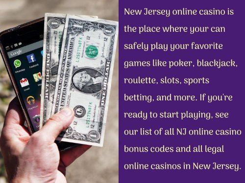 NJ Online Casinos For Real Money