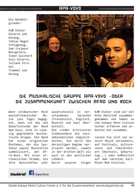 Karl-Mixer-Mob MUSIKERmagazin