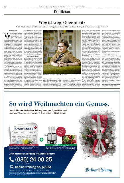 Berliner Zeitung 13.11.2018