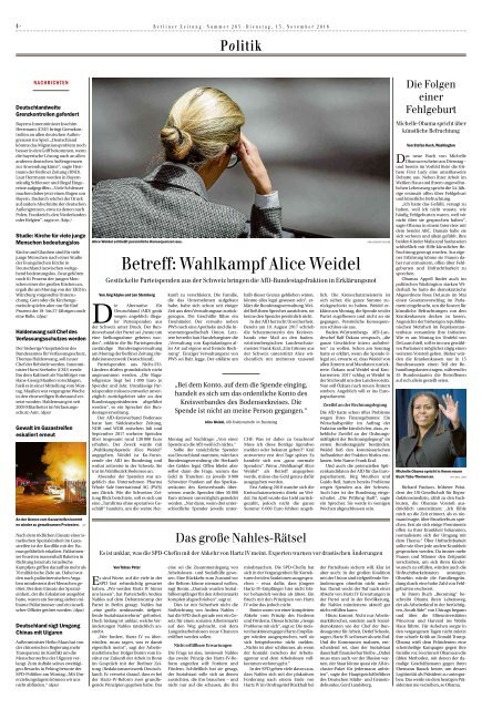 Berliner Zeitung 13.11.2018