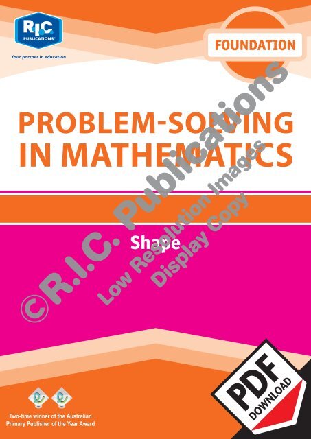 20704_Problem_solving_Foundation_Shape