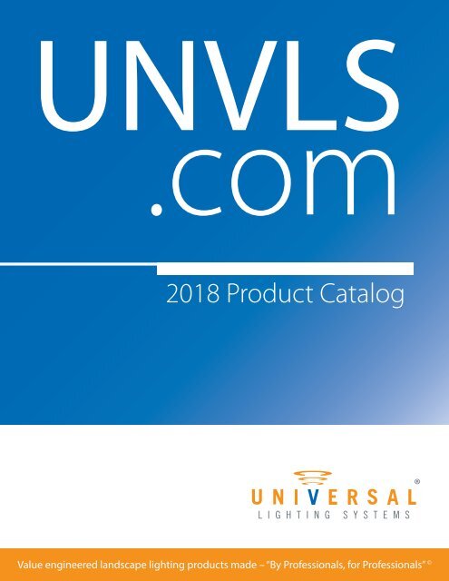 2018 Unvls Online Catalog 2018 Unvls Online Catalog