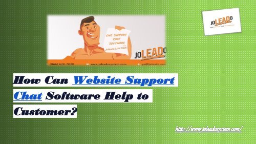 How Can Website Support Chat Software Help to Customers