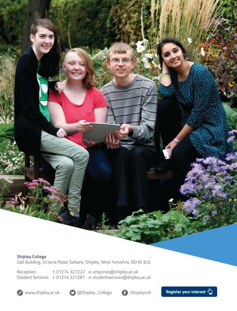 Shipley College Full-time Prospectus 2019-20