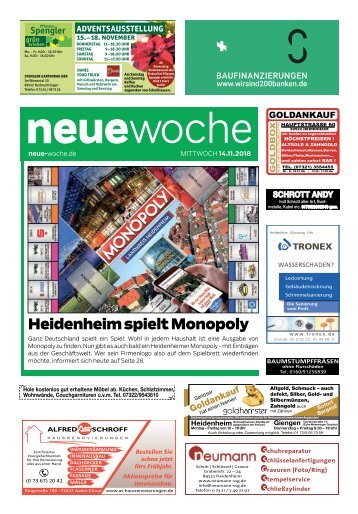 14.11.2018 Neue Woche 