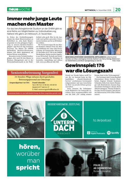 14.11.2018 Neue Woche 