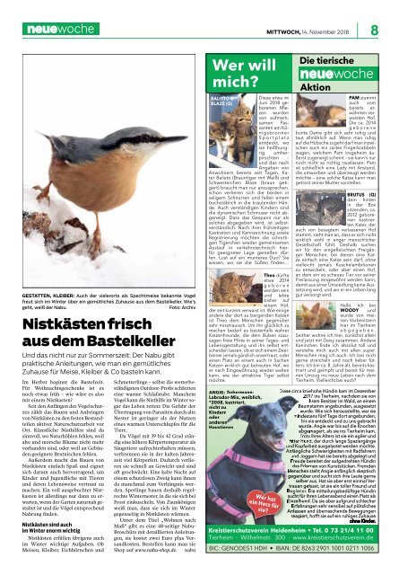 14.11.2018 Neue Woche 