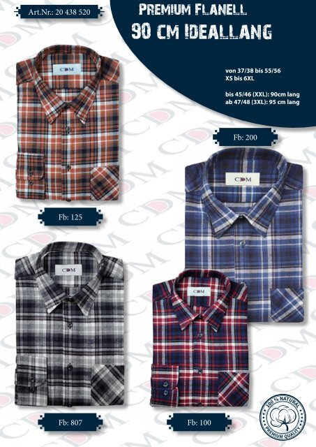 CDM Katalog Herbst-Winter 2018-2019 - Premium Line Work Fashion