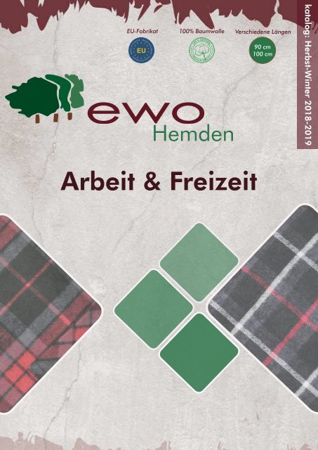 EWO Hemden Katalog Herbst-Winter 2018-2019 Arbeit & Freizeit