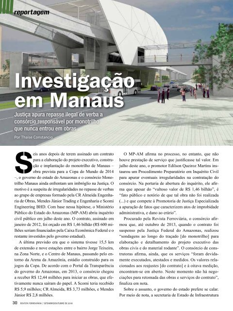 Revista Ferroviária Setembro/Outubro 2018