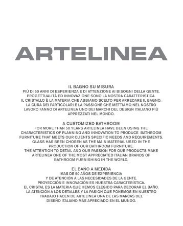 Artelinea - Catálogo + Tarifa