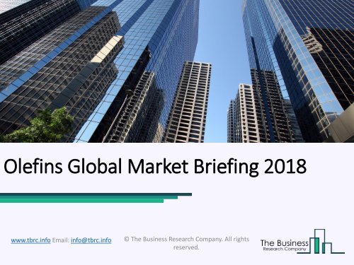 Olefins Global Market Briefing 2018