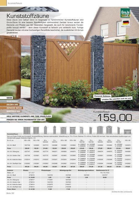 Eurobaustoff - Holz im Garten 2019 TEST FH-STSC