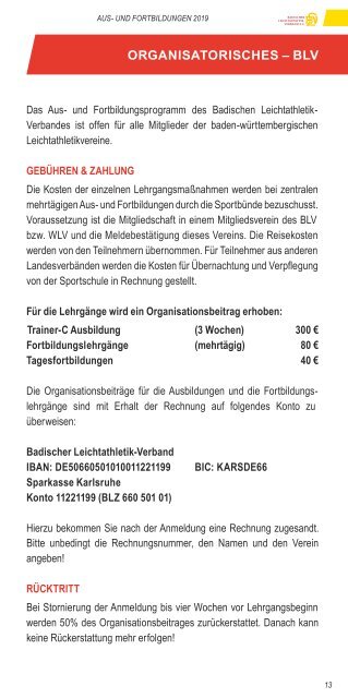 Aus- und Fortbildungsbroschüre 2019