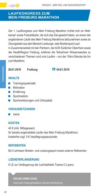 Aus- und Fortbildungsbroschüre 2019