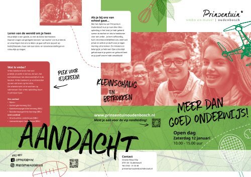 Prinsentuin Oudenbosch - Brochure 2018-2019