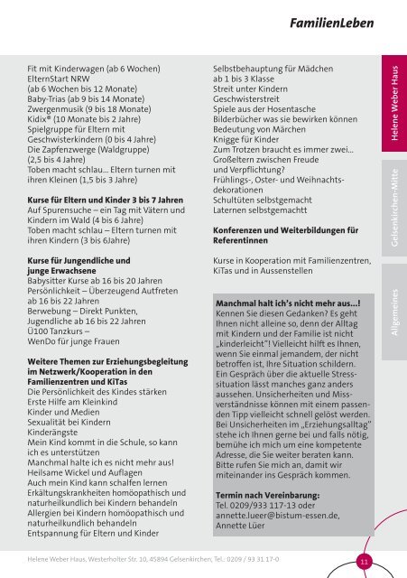 Gelsenkirchen @KEFB Bistum Essen Programm 2019