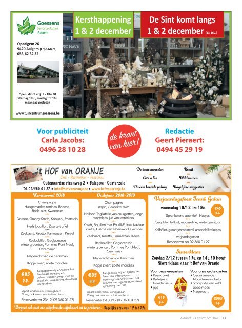 Editie Ninove 14 november 2018