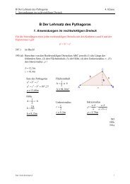 B Der Lehrsatz des Pythagoras - Mone Denninger