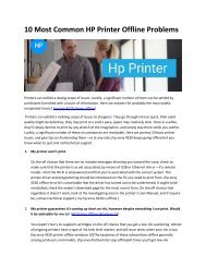 10 Most Common HP Printer Offline Problems-converted