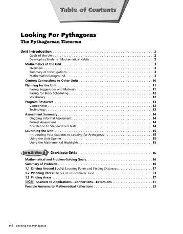 Looking For Pythagoras The Pythagorean Theorem - Buffalo State