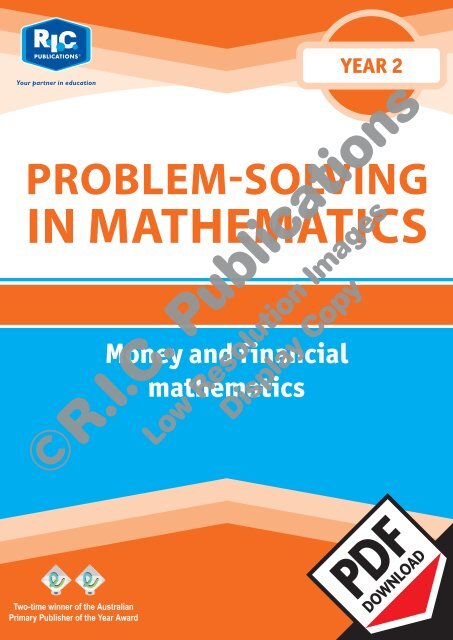 20720_Problem_solving_Year_2_Money_and_Financial_Mathematics