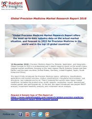 Precision Medicine Market : Growth, Size, Analysis, Scope, Industry Share And Forecast Report 2018