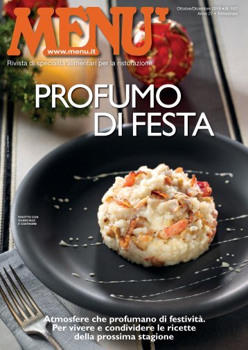 MENU n.107 - Ottobre/Dicembre 2018