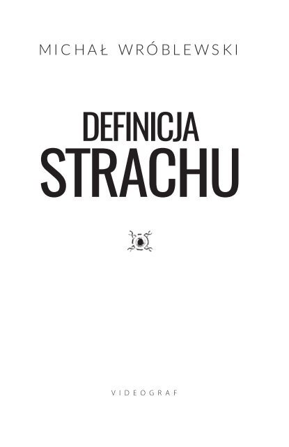 Definicja strachu