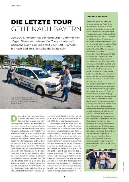 Taxi Times DACH - Oktober 2018