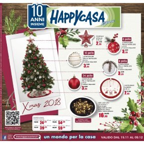 Decorazioni Natalizie Happy Casa.Happy Casa Volantino E Catalogo Offerte